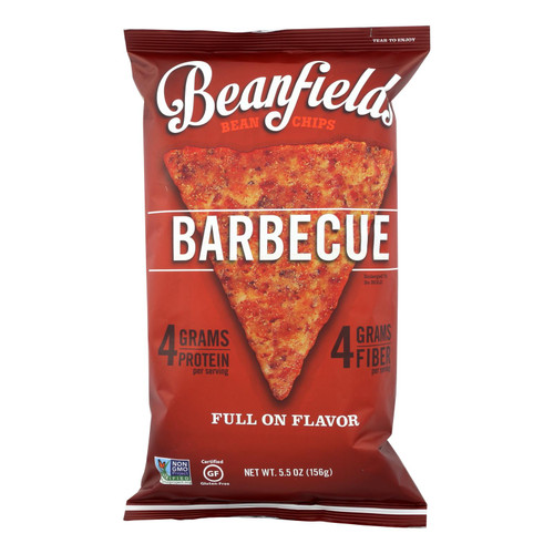 Beanfields - Bean and Rice Chips - Barbecue - Case of 6 - 5.5 oz.