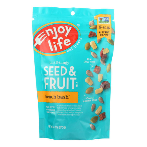 Enjoy Life - Seed and Fruit Mix - Not Nuts - Beach Bash - 6 oz - case of 6