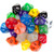 25 Pack of Random D10 Polyhedral Dice in Multiple Colors