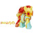 My Little Pony Princess Cutie Mark Magic Fashion Style Sunset Shimmer Figure