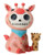 Furrybones Giraffe Kirin Skeleton in Pink Giraffe Costume