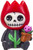 Tully Skeleton in Flower Costume Figurine