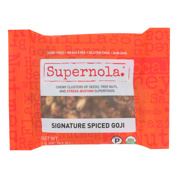Supernola - Nuts Sgntr Hnyswt Gji - Case of 12-1.5 OZ
