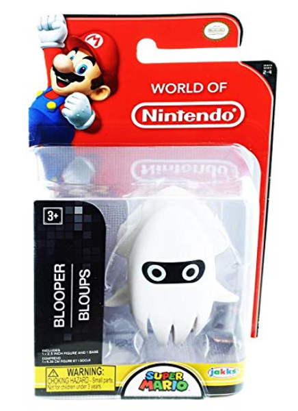 Nintendo World of Super Mario Blooper 2.5-Inch Mini Figure