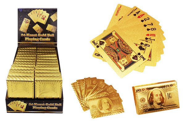 24 Karat Gold Foil Playing Cards