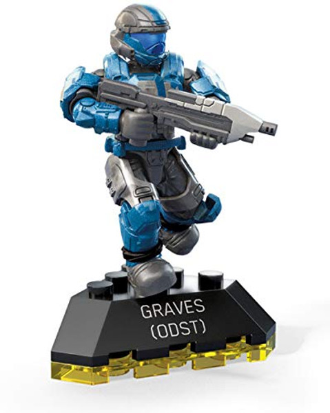 Mega Construx Halo Heroes ODST Graves Toy, Multicolor