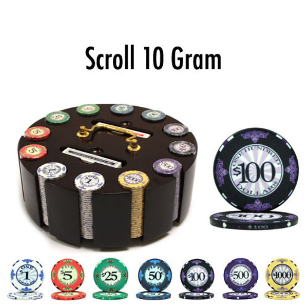 300 Ct - Pre-Packaged - Scroll 10 Gram - Wooden Carousel