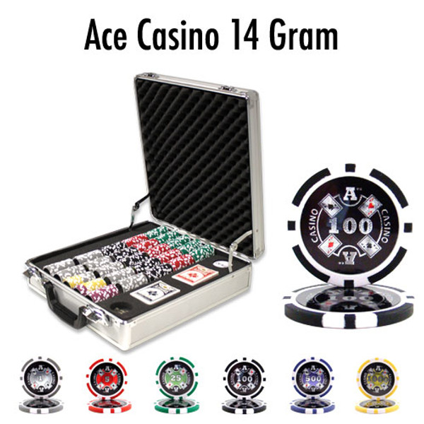 500 Ct - Pre-Packaged - Ace Casino 14 Gram - Claysmith