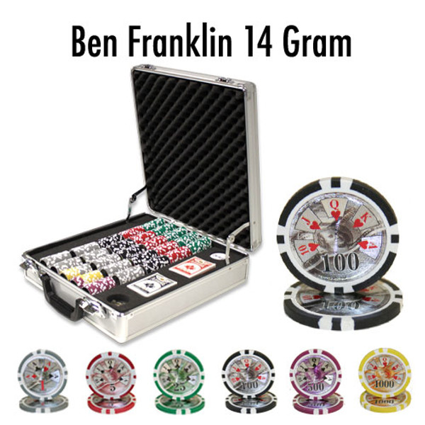 500 Ct - Pre-Packaged - Ben Franklin 14 Gram - Claysmith