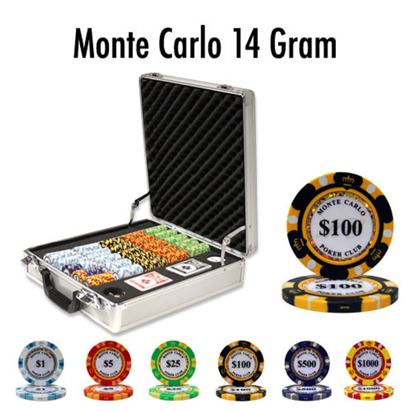 500 Ct - Pre-Packaged - Monte Carlo 14 Gram - Claysmith