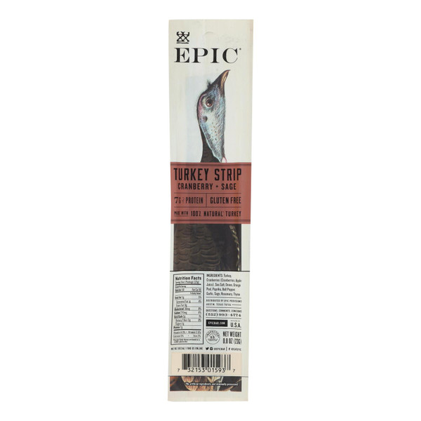 Epic - Strips - Turkey - Case of 20 - .8 oz