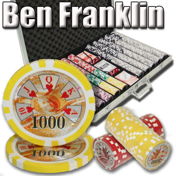 1,000 Ct - Pre-Packaged - Ben Franklin 14 G - Aluminum