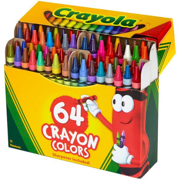 CRAYOLA Crayon w Sharpener 64 Count