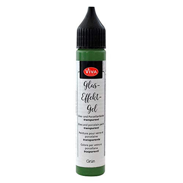 Viva Decor Glass Effect Gel Pen Green