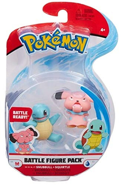 Pokemon Battle Figure Pack Snubbull + Squirtle