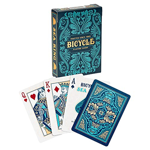 Bicycle Sea King Playing Cards Blue