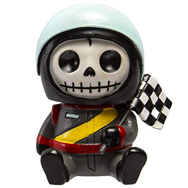 Furrybones Jerry Skeleton in Go Kart Racing Gear