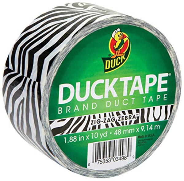 Zebra Animal Printed Duct Tape 10 Yards