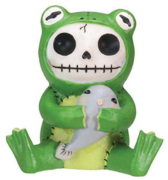 Furrybones Skeleton Froggie Frog Figurine