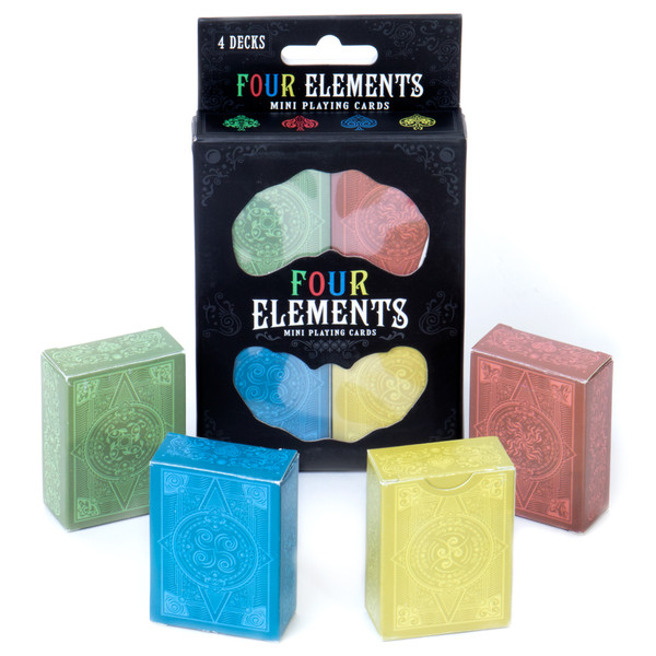 Four Elements Mini Playing Cards 4-pack