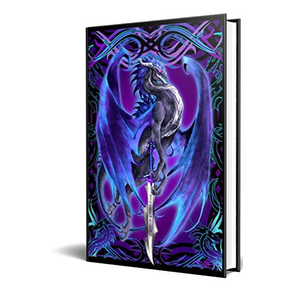 Storm Dragon Purple Embossed Journal