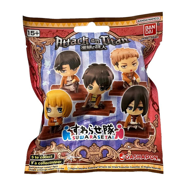 Attack On Titan Suwarasetai Mini Figure Blind Mystery Bag