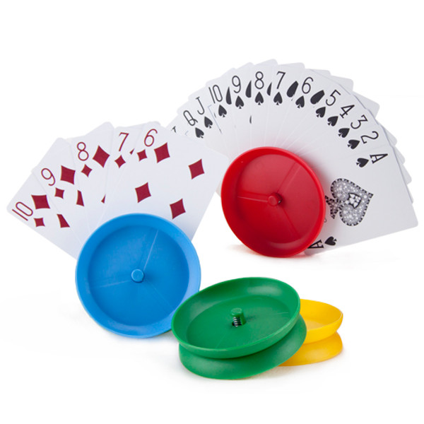 4-pack Card Holders for Playing Cards Circular-shape