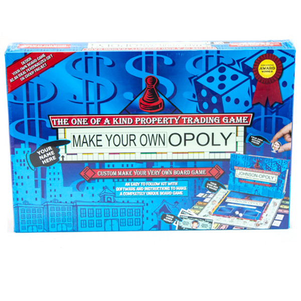 Make Your Own Opoly Board Game