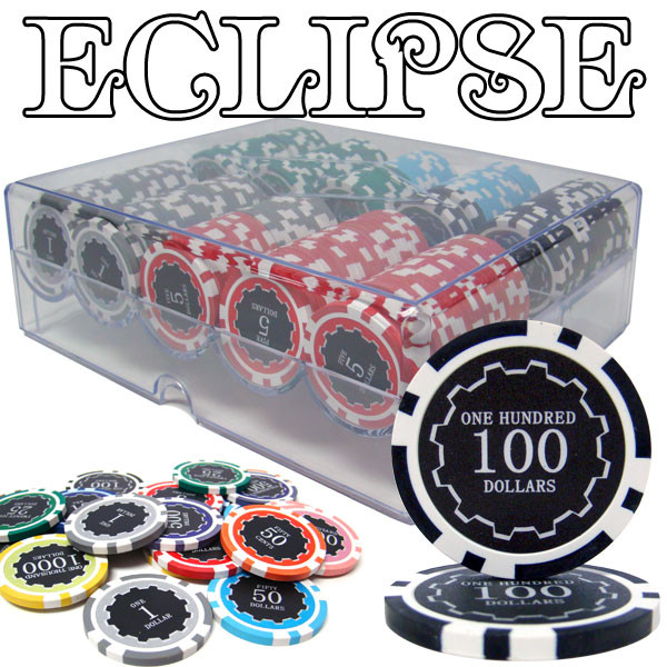 200 Ct Pre-Packaged Eclipse 14 Gram Chips - Acrylic Tray