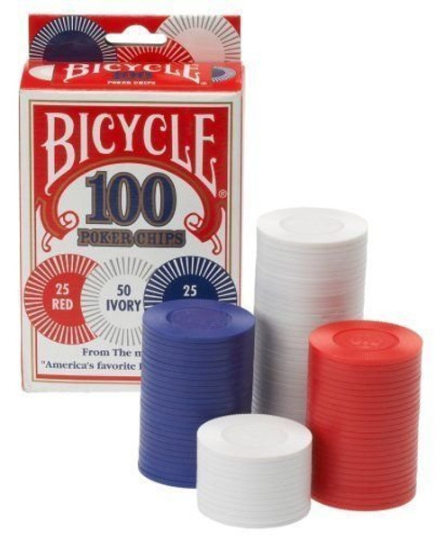 Bicycle 2g Poker Chips, 100-pack