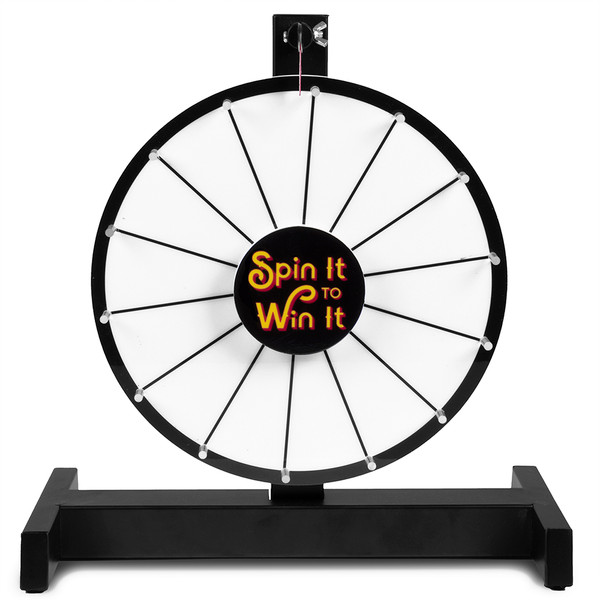 12" White Prize Wheel