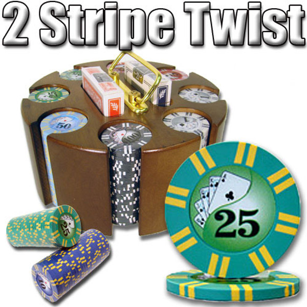 200 Ct - Pre-Packaged - 2 Sripe Twist 8 G - Carousel