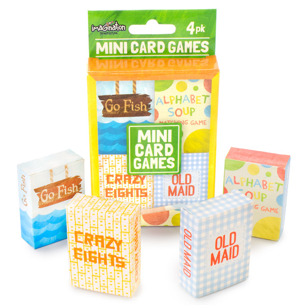 Mini Kids Card Games 4-pack