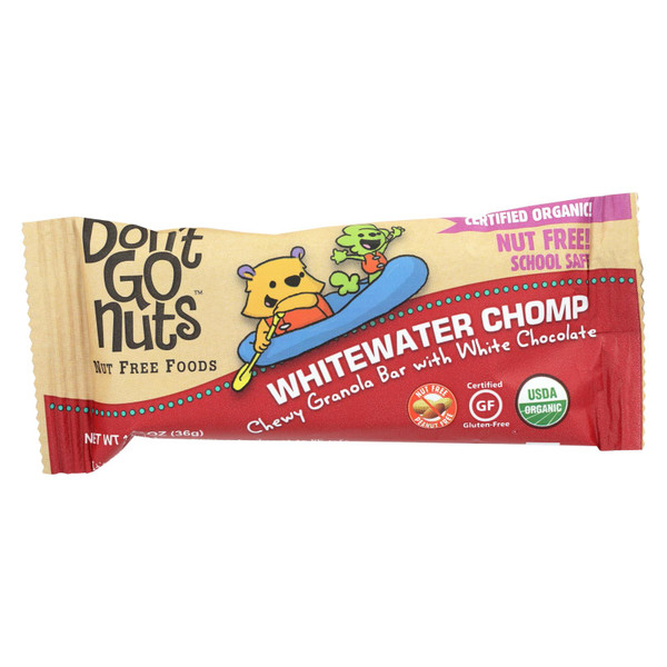 Don't Go Nuts - Bar Whitewater Chomp - Case of 12 - 1.26 OZ