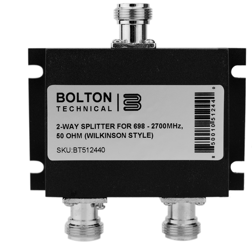 Bolton Technical Low-PIM 2-Way Splitter 698-2700Mhz 50 Ohm  (Wilkinson Style)