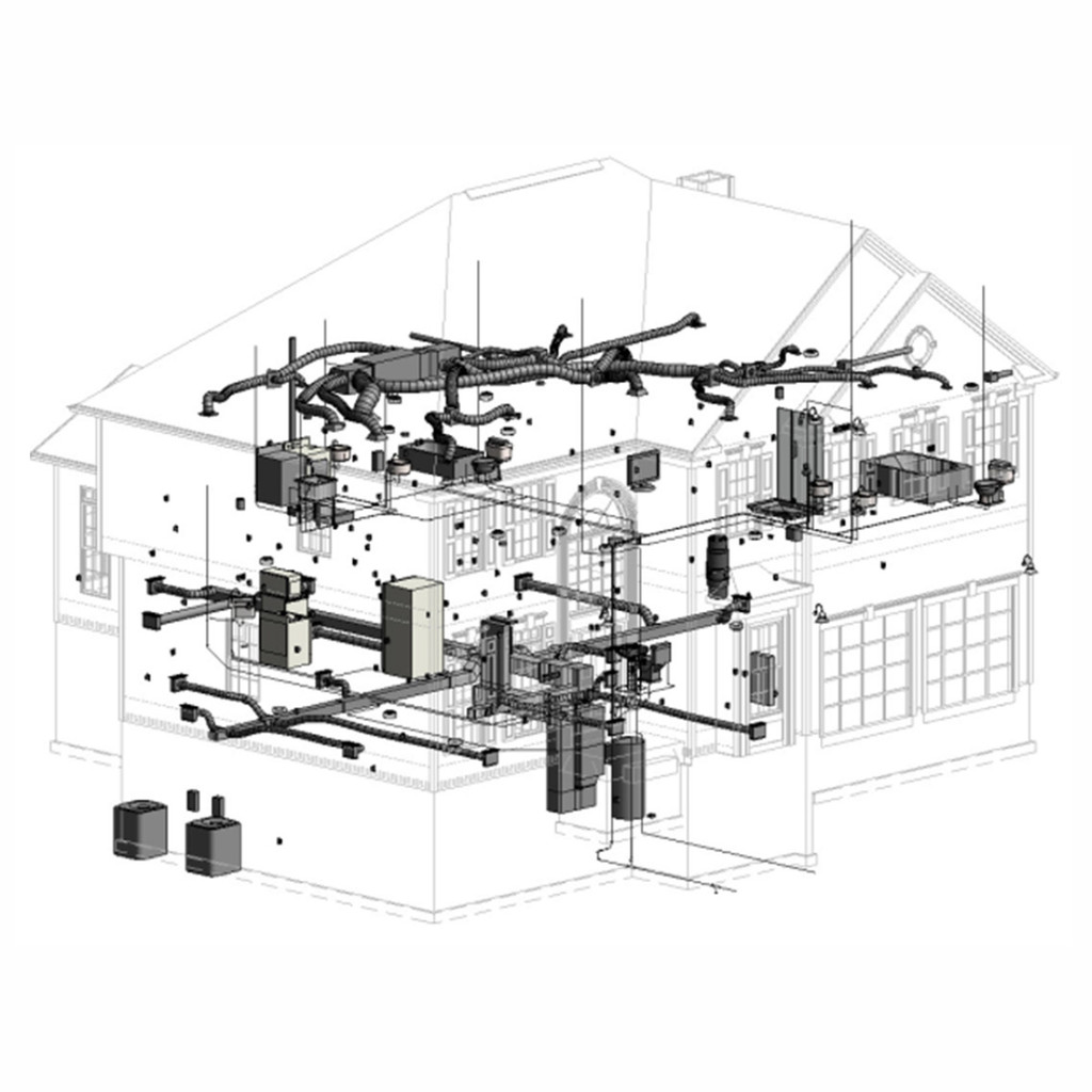 HVAC Design Mechanical Zones: 2