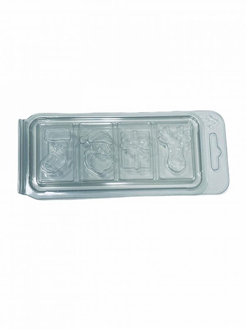 Christmas wax melts, wax melt moulds, clam shell moulds