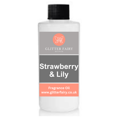 strawberry & lily fragrance oils, designer inspired fragrance oils, candle oils, oils for wax melts, perfume oils, designer perfume oils, dupe fragrances