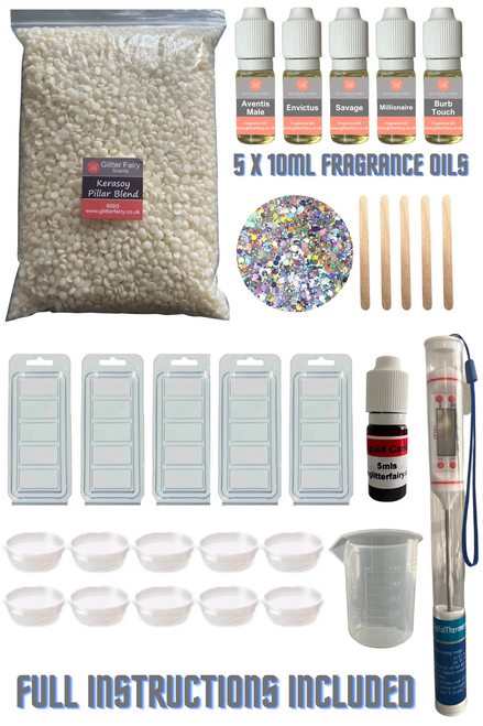 wax melt kit, starter kit, wax melts, fragrance oils