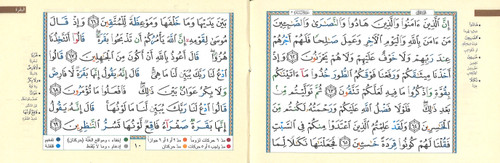 Juz Set - Tajweed Quran (30 Individual Books, With Leather Case) - Landscape (3' x 5")