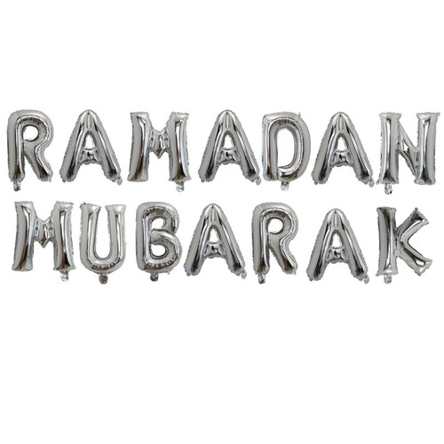 Ramadan Mubarak Balloon Banner