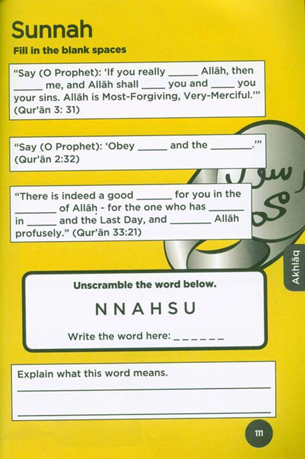 An Nasihah Grade 6 Workbook for Boys