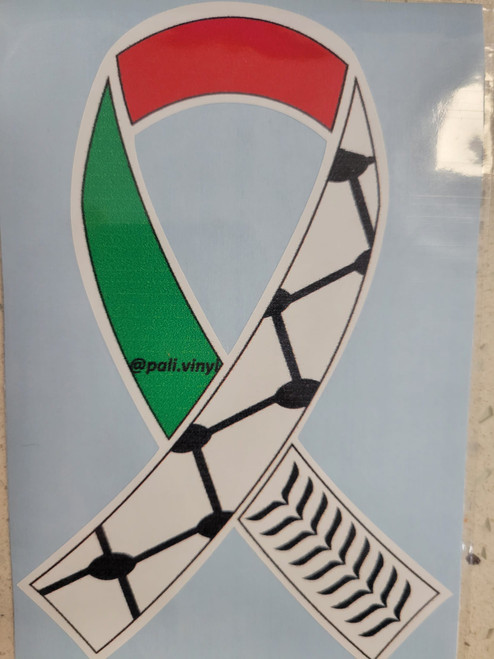 Palestine Ribbon Decal
