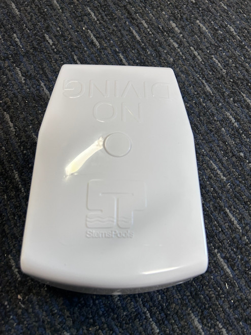 STERNS LINDEMAN WHITE COVER PLATE 