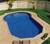 Keyhole Shape Pool Liner for Sterns 10m x 4.8m Pool, Australian Made