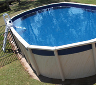 Oval Pool Liner 8.15m x 4.5m x 1.37m for Sterns South Seas Pool, Australian Made