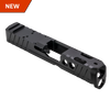 N26BN Tiger Claw Slide for Glock 26 Gen 3-5, RMR cut, Black