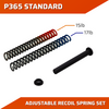 P365 Standard Uncaptured Recoil Spring Assembly (17lb/15lb), Black