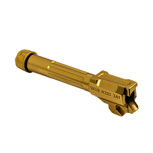 N320SC 3.6" 9mm Threaded Barrel, TiN, LVL2
 N320SC 3.6" 9mm Threaded Barrel, TiN, LVL2