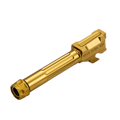 N320SC 3.6" 9mm Threaded Barrel, TiN, LVL2
 N320SC 3.6" 9mm Threaded Barrel, TiN, LVL2